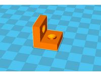 minimalist square brackets 20mm 20mm (6mm thickness) by AlainFrog