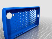 Nexus 5 Case with Hole-Based Design for TPU Printing by djohnsFTW