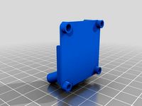 Frsky D4R / X4R receiver holder / flight controller stack by whiteglint143