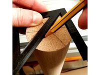 Center Finder Ruler - 45 Degree Stop Angle Tool by mr_cg