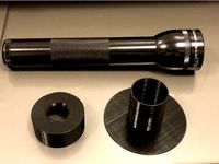 Parametric egg candler flashlight stand by patniemeyer