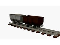 Mine trolley 1/32 or 1/87 scale by semeivan