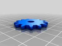 Basic Customizable Gear - true diameter by Bert490