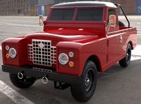 Land Rover pickup 3D Model