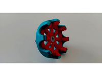 Drill mounted 48mm bottle cap screwer by Onion_Kinetic_Materials