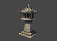 Building for decoration 3D Model