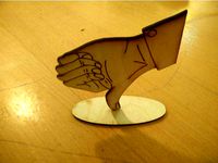 fancy thumb down with stand by Friedzombie