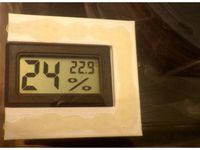 Hygrometer holder for IKEA SAMLA by uwezi