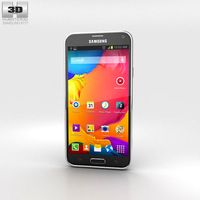 Samsung Galaxy S5 LTE-A Charcoal Black 3D Model