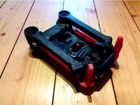 Foldable drone frame (for big batteries) by look001