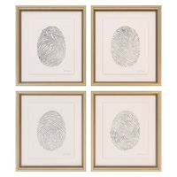 Charlotte Morgan Hand Painted Silver Fingerprints 3D Model