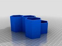 Six Hexagon Desk Tidy by Jenny_Y8S