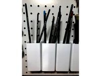 Pegboard tray brush holder by abelsm2
