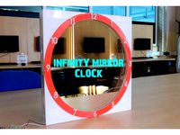 INFINITY MIRROR CLOCK UPDATED VERSION by Sametk