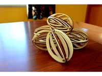 laser cutted easter eggs puzzle by RaffoSan