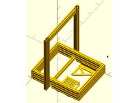 Portable AM8 - Metal Frame for Anet A8 (work in progress) by jimmy00784