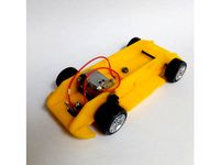 Scalextric chassis with transverse motor front wheel drive by 011y