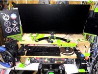 Less simple tablet stand for flight sims by Langschwert