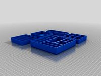 stackable trays with bins by techneut92