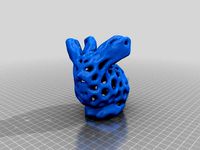 mutant voronoi bunny by davidatlas