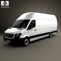 Mercedes-Benz Sprinter Panel Van ELWB SHR 2013 3D Model