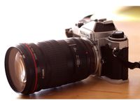 Canon-EF to Nikon-F conversion ring (EF-lens to F-camera) by R_Boe