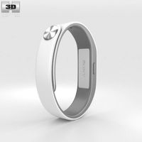 Sony Smart Band SWR10 White 3D Model