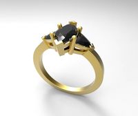 99 Marquise ring 3D Model