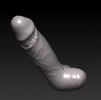 Realistic Penis for 3D Printer 3D Model