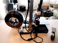 Cetus 3D Mk II Spool Holder Screwless Retention Bracket by Grippentech
