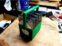 Hard Drive Carrier – 4 x 3.5” HDD with Comfort Grip Handle by SoPro