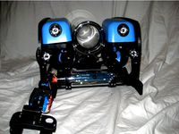 3d printed frames for a Blue Robotics Bluerov 2 by piercet