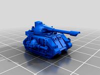 Epically Tiny Martian Predatory Tank by mad_magician