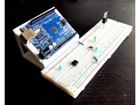 Arduino Uno Breadboard Stand by blankdesign
