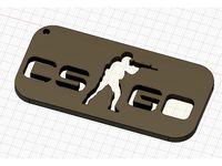 CS-GO Logo Keychain by ApeiroN0