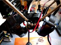 HE3D K280 Dual Fan Mount for Dual Extruder by sbeecroft