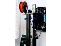 Filament guide for 20mm rails (PTFE insert + M4 T-nuts) by UncleManuel