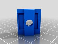 t slot nut 4040 8mm slot M5 with washer by PavelNS