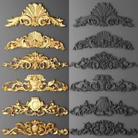 Cartouches SET 3D Model