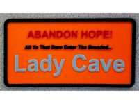 Lady Cave Sign Remixed - 4 Colors by lowboydrvr