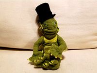 Tiny Top Hat for Dolls and Stuffed Animals -- Center Prints w/o Supports by tonyyoungblood