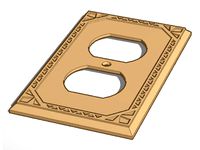 15 Types Triangle Edges Retro Art Deco Lightswitch Cover Wall Plate by IvyEpsilon