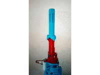 Scar Barrel Reinforcement - Caelyn the Caliburn (Should not be necessary with most recent design of Caliburn Scar!) by weaponizedemoticon