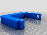 cleaned up C clamp for QiDi Tech 1 X-Axis Belt Tightening Jig by jmagin