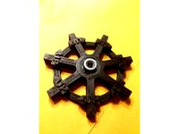 TEVO Tornado, Flash or CR-10 Bed Leveling Spoke Wheel Adjuster by dpetsel