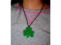 St Patrick's Day Shamrock Pendant by kpng