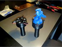 Miniature holder for 25mm, 32mm, 40mm, base figures by LotarInc
