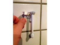 Sensonic Brush Upside-Down Wall Hanger by ohuf