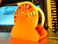 Soldering wire holder by thirdmadman