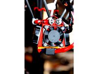 Delta Kossel Effector 3x 40mm Fan BLTouch Sensor by CaptainRoot